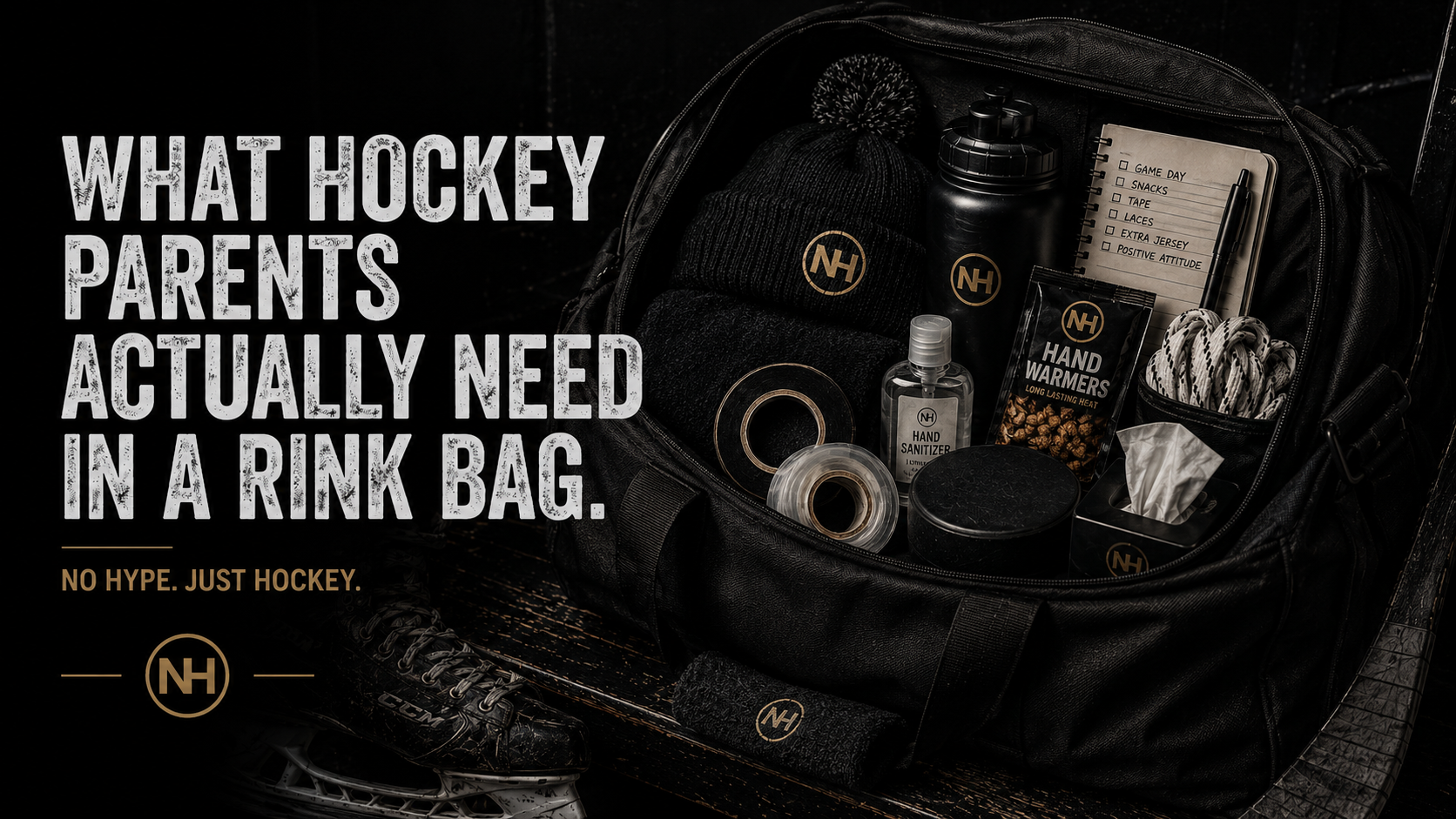 What Hockey Parents Actually Need in a Rink Bag
