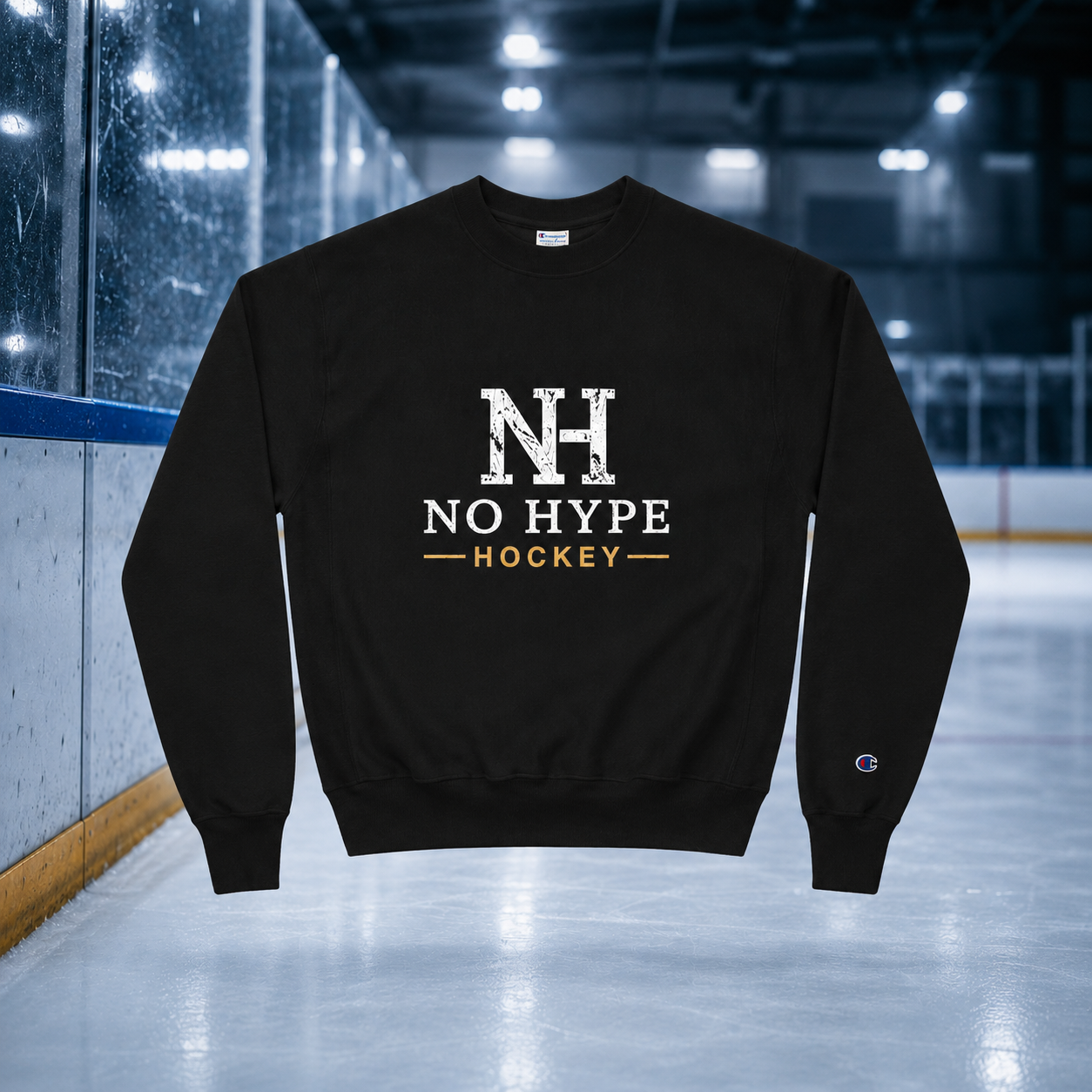 No Hype Hockey Crewneck Sweatshirt