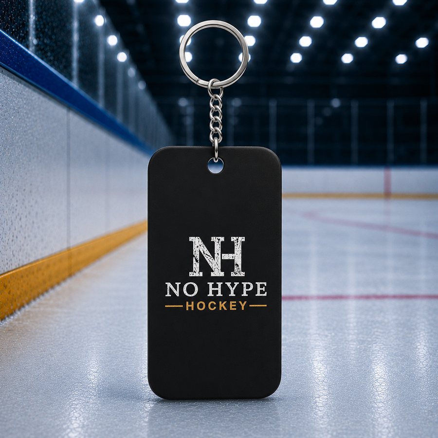 No Hype Hockey Keychain