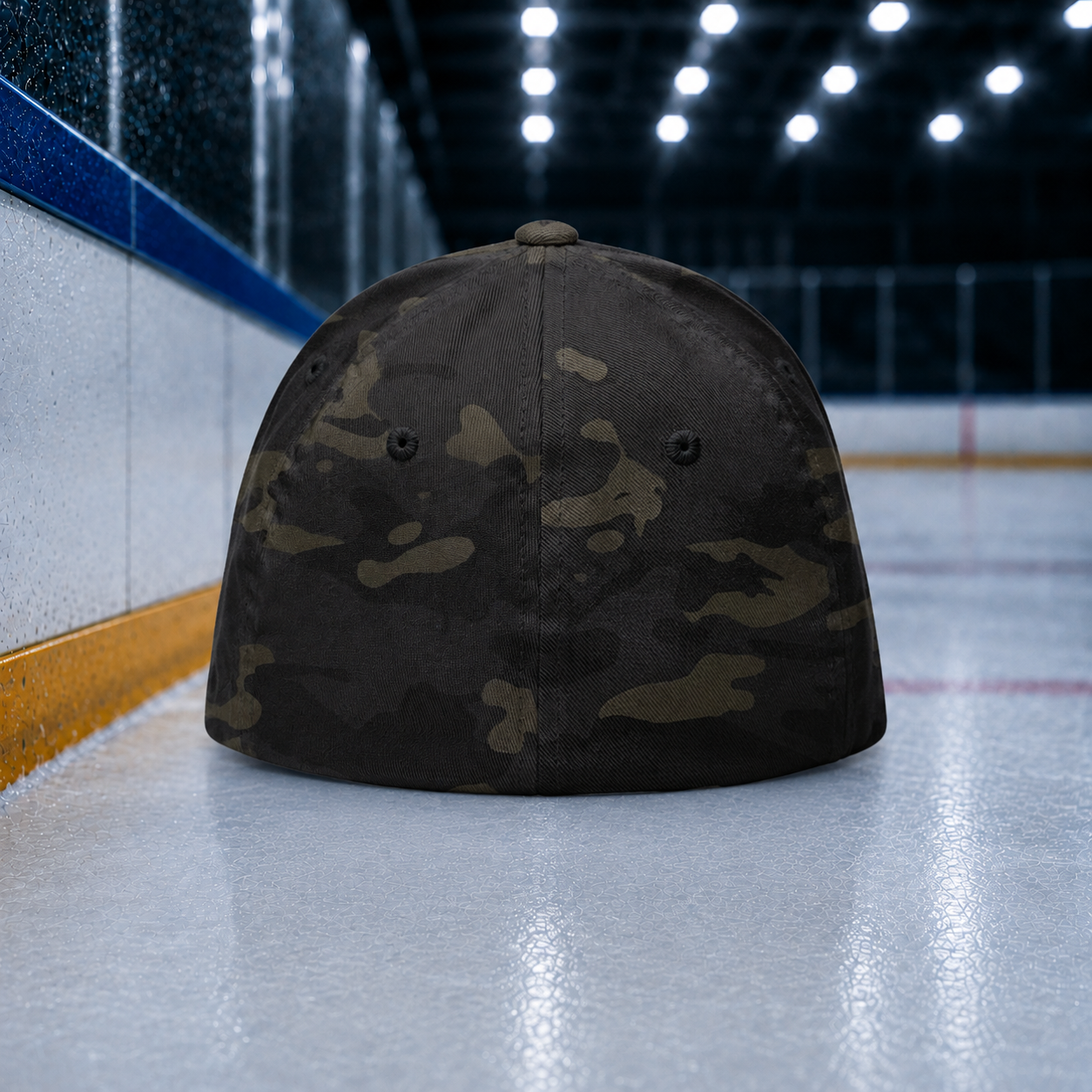 No Hype Hockey Fitted Baseball Cap