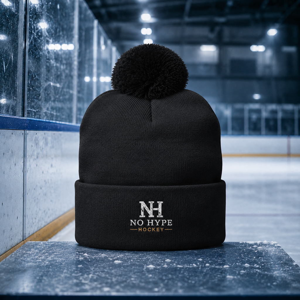No Hype Hockey Pom Beanie